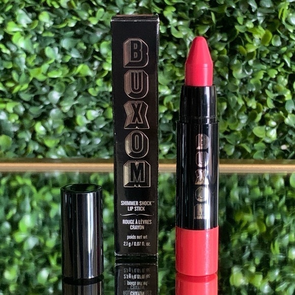 Buxom Shimmer Shock Lipstick in Uncontrollable (Peachy Pink) Discontinued | NEW - Picture 1 of 10